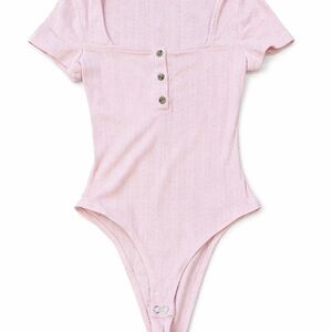 SO Brand Pink Women’s One Piece Bodysuit